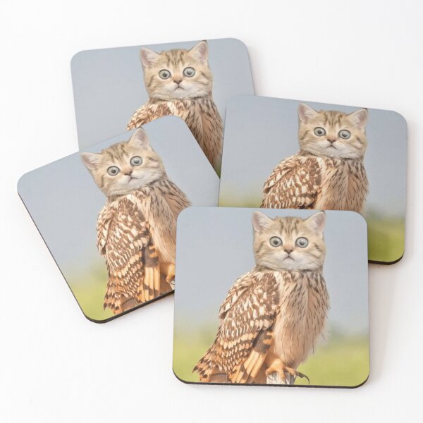 Item preview, Owl Cat Bird Edit | Cute funny Animals & Nature designed and sold by Based History.