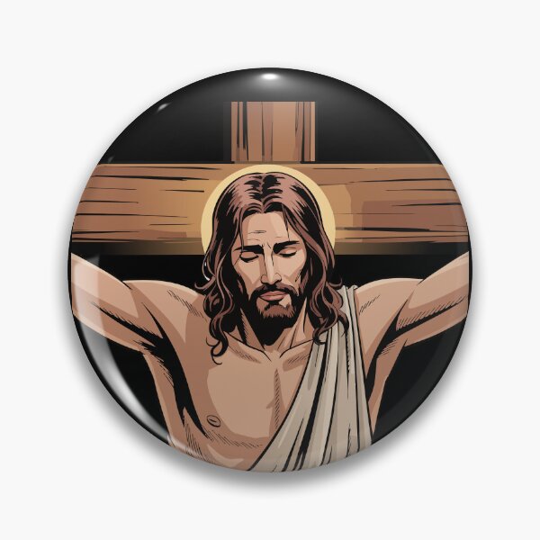 Item preview, Jesus Christ or Jesus of Nazareth, Jesus crucifixion, Jesus on the cross, designed and sold by Danler.