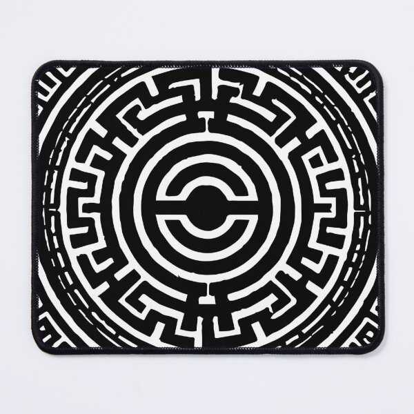 Item preview, Tribal mayan aztec ornament labyrinth circle 127sm designed and sold by 127sm.