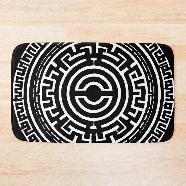Item preview, Tribal mayan aztec ornament labyrinth circle 127sm designed and sold by 127sm.