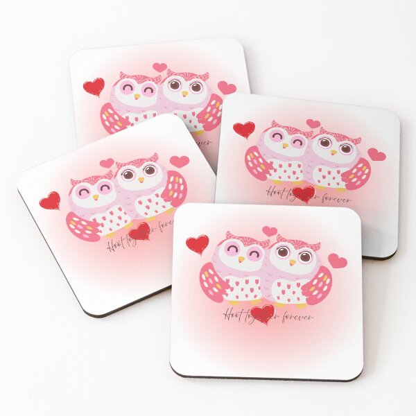 Item preview, Cute Love Owls Heart Together Forever designed and sold by Cutethings3.