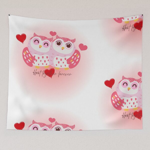 Item preview, Cute Love Owls Heart Together Forever designed and sold by Cutethings3.