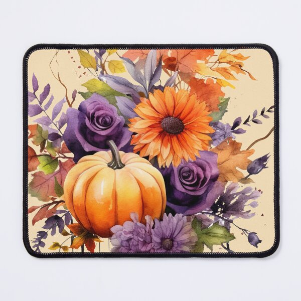 Item preview, Watercolor Pumkin Bouquet designed and sold by PawsandPages.