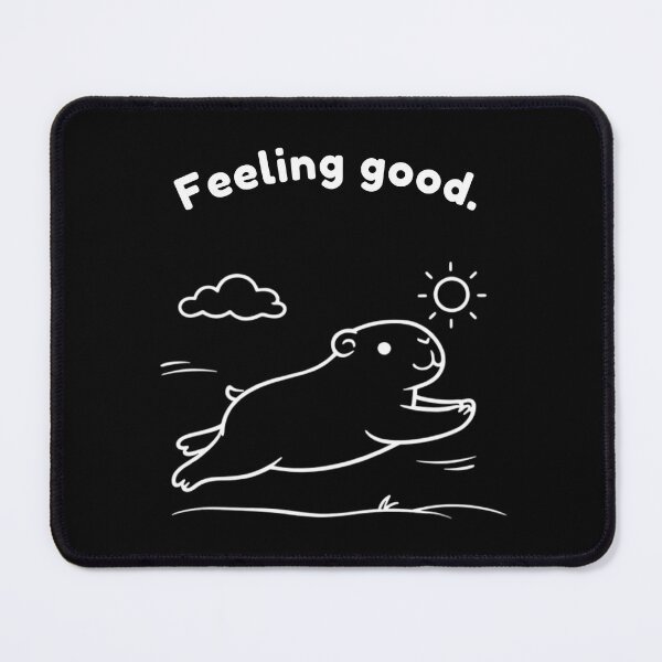 Item preview, Feeling Good Capybara – Cute Minimalist Animal Design designed and sold by PAPIRO SIGLO XXI.