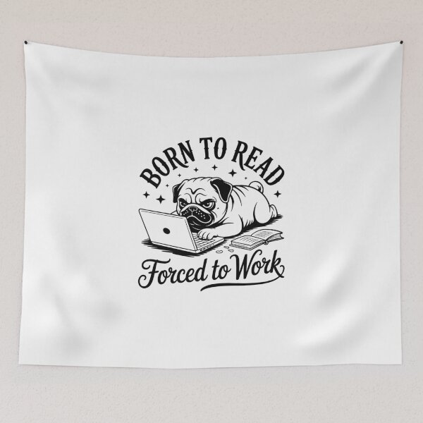 Item preview, Born to Read, Forced to Work designed and sold by jkrphoto.