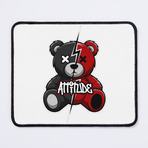 Item preview, Attitude Split Bear | Lightning X-Eyes Teddy Graphic designed and sold by A-G-store.