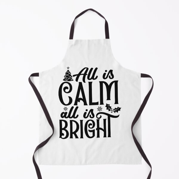 Item preview, All Is Calm All Is Bright Christmas Quote - Peaceful Festive Holiday Gift designed and sold by FuzionRaptor.