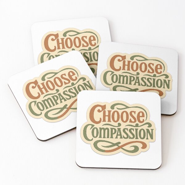 Item preview, Vintage Retro Vegan Inspiration Poster with 'Choose Compassion' Quote designed and sold by DrainedUwU.