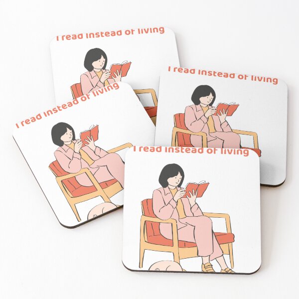 Item preview, I read instead of living designed and sold by creativityisfun.