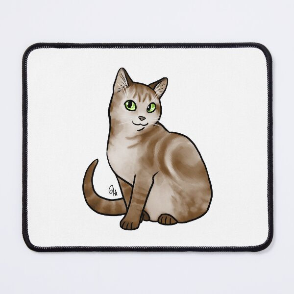 Item preview, Cat - Australian Mist - Brown Marble designed and sold by Jennifer Stolzer.