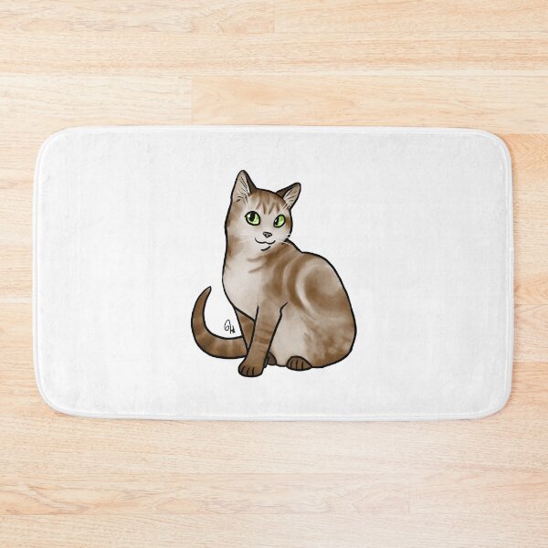 Item preview, Cat - Australian Mist - Brown Marble designed and sold by Jennifer Stolzer.