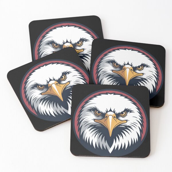 Item preview, Bold American Eagle Patriotic Badge designed and sold by OldGloryForge.
