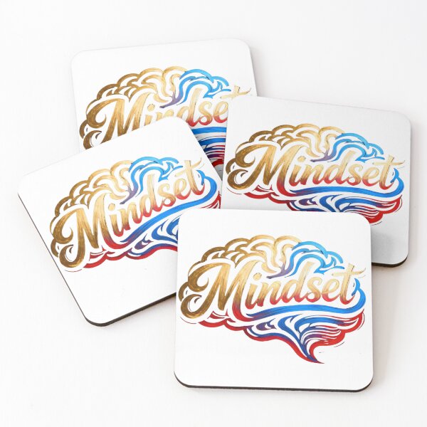 Item preview, Mindset – Artistic Brain Illustration with Gold & Neon Colors designed and sold by Limitless-Mind.