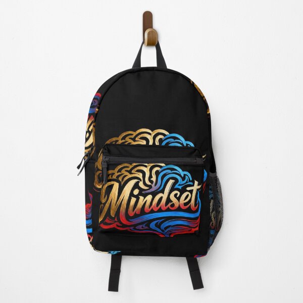 Item preview, Mindset – Artistic Brain Illustration with Gold & Neon Colors designed and sold by Limitless-Mind.