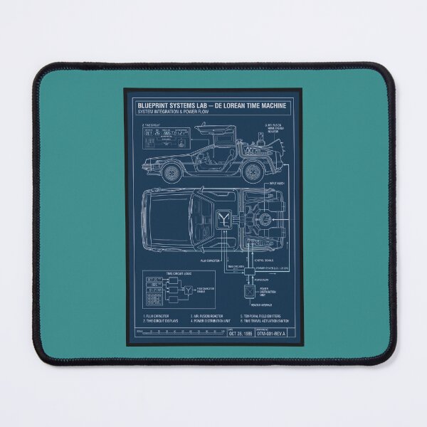 Item preview, Vintage Classic Car Delorean Adventure Collection Picture designed and sold by PrintCarClub.