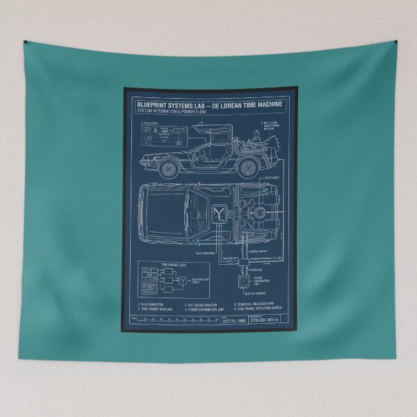 Item preview, Vintage Classic Car Delorean Adventure Collection Picture designed and sold by PrintCarClub.