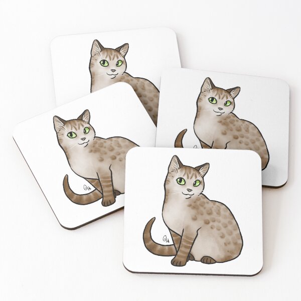 Item preview, Cat - Australian Mist - Brown Spotted designed and sold by Jennifer Stolzer.