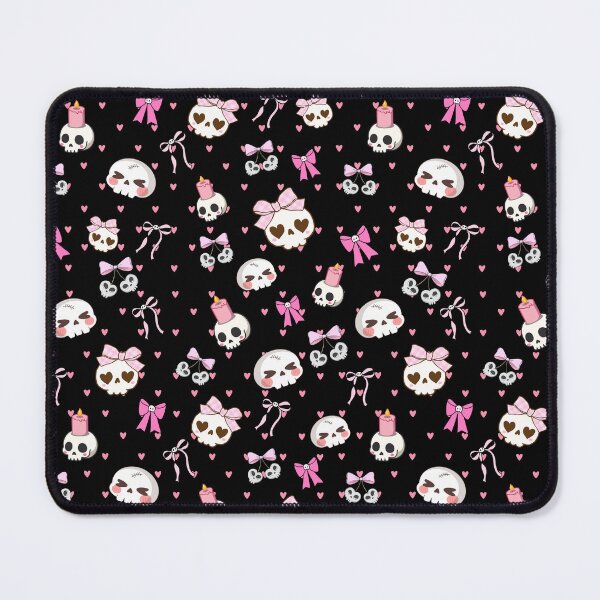 Item preview, Cute Halloween Skull Pattern designed and sold by TheGentleGhoul.