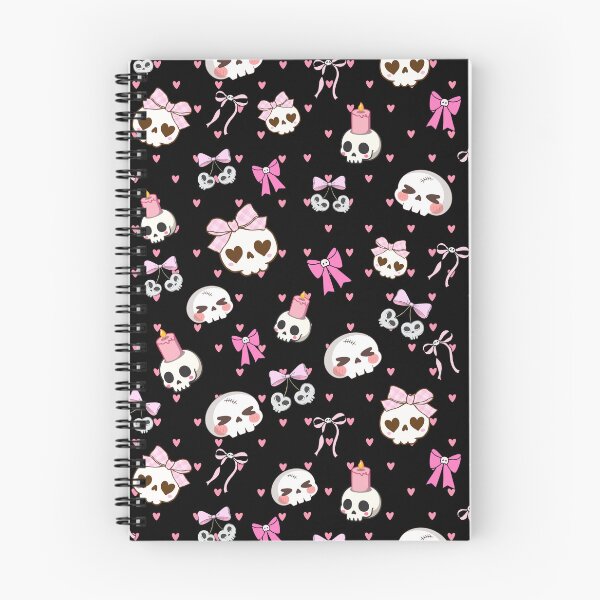 Item preview, Cute Halloween Skull Pattern designed and sold by TheGentleGhoul.