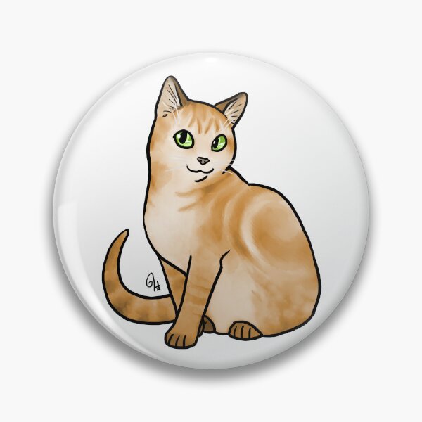 Item preview, Cat - Australian Mist - Orange Marbled designed and sold by Jennifer Stolzer.