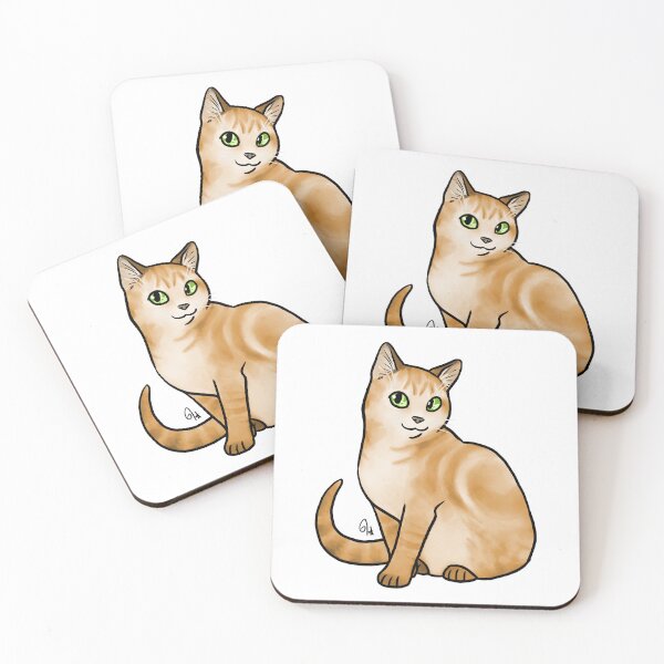 Item preview, Cat - Australian Mist - Orange Marbled designed and sold by Jennifer Stolzer.