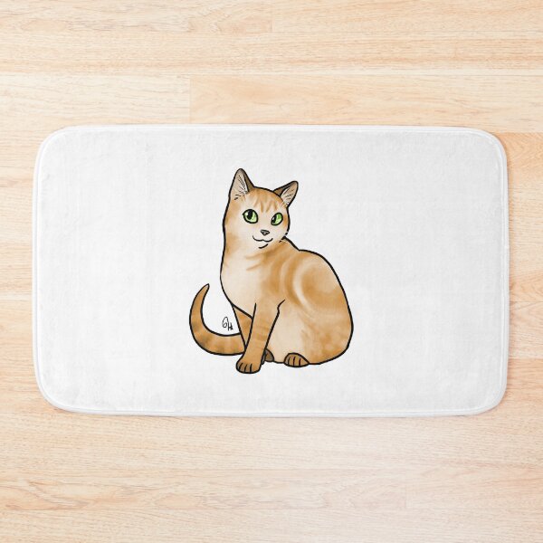 Item preview, Cat - Australian Mist - Orange Marbled designed and sold by Jennifer Stolzer.