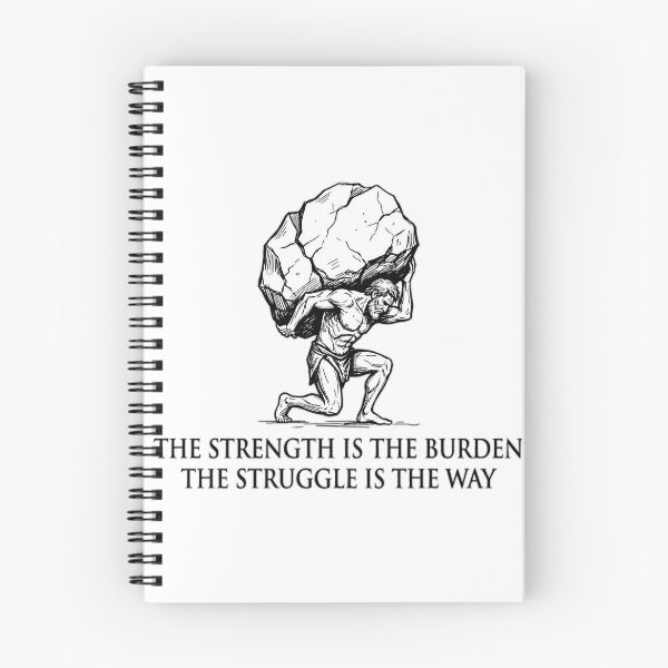 Item preview, The Strength is the Burden Sisyphus Art designed and sold by AlexLerry.