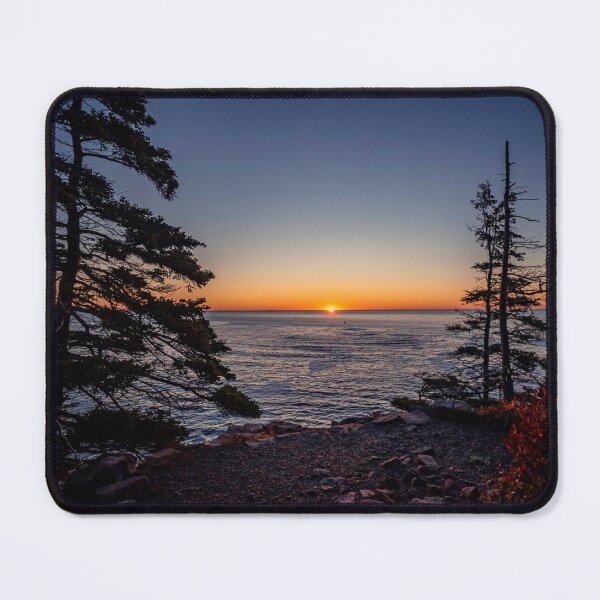 Item preview, Acadia National Park Sunset Through Pine Trees designed and sold by MDCCo.