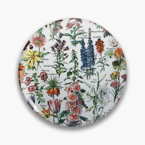 Item preview, Fleurs pour Tous - French Vintage Flower Poster  designed and sold by Jon-Baran.