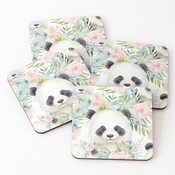 Artikelvorschau, Aquarell-Baby-Panda entworfen und verkauft von PawsandPages.
