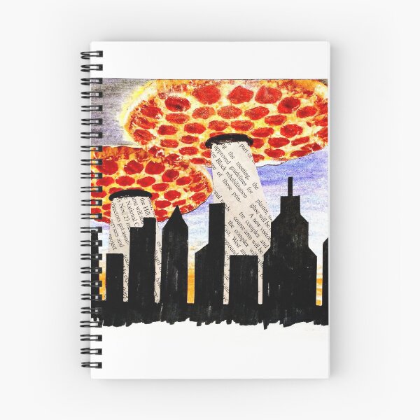 Item preview, Invasion of the Aliens of Planet Pizza designed and sold by alicebellbottom.