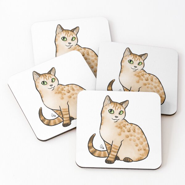 Item preview, Cat - Australian Mist - Orange Spotted designed and sold by Jennifer Stolzer.