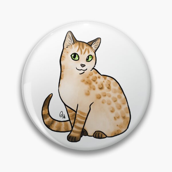 Item preview, Cat - Australian Mist - Orange Spotted designed and sold by Jennifer Stolzer.