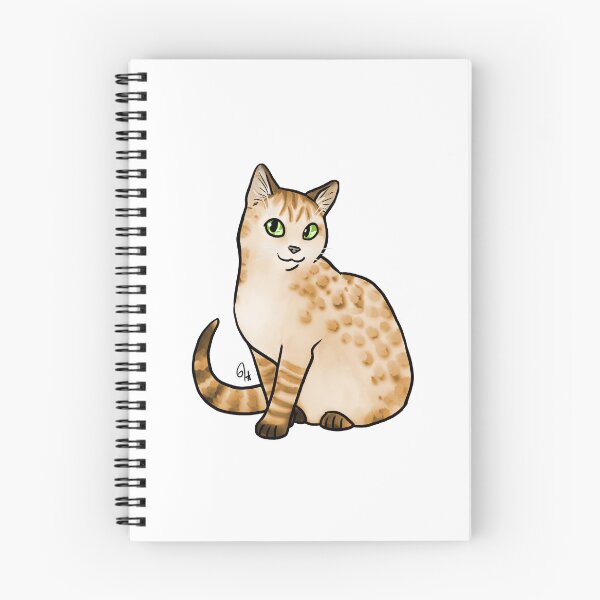 Item preview, Cat - Australian Mist - Orange Spotted designed and sold by Jennifer Stolzer.