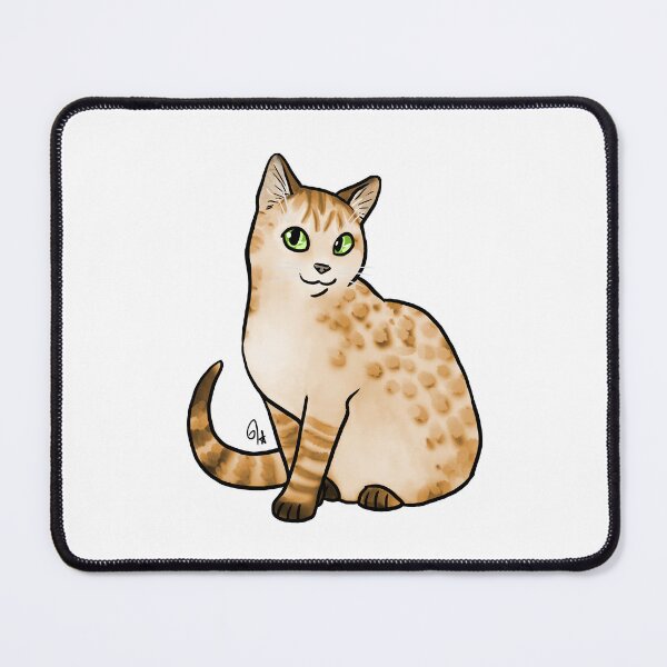 Item preview, Cat - Australian Mist - Orange Spotted designed and sold by Jennifer Stolzer.