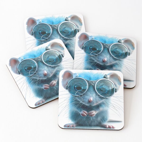 Item preview, Mouse with glasses designed and sold by motionatelier.art.