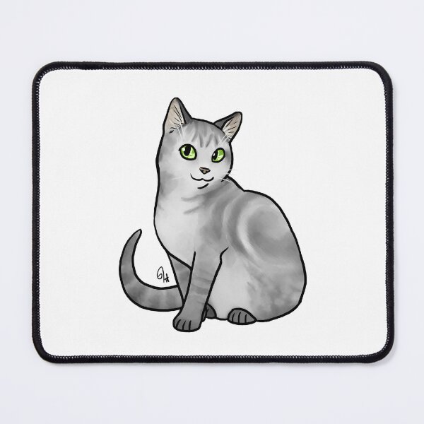 Item preview, Cat - Australian Mist - Gray Marbled designed and sold by Jennifer Stolzer.