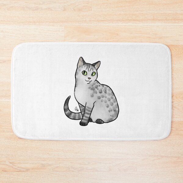 Item preview, Cat - Australian Mist - Gray Spotted designed and sold by Jennifer Stolzer.