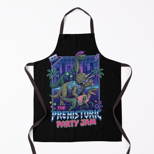 Item preview, The Prehistoric Party Jam Dinosaur Art designed and sold by TeeARTHY.