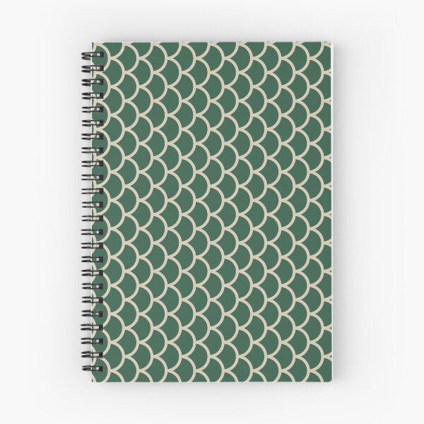 Item preview, Green And Sand Fish Scales Pattern designed and sold by pattern-archive.