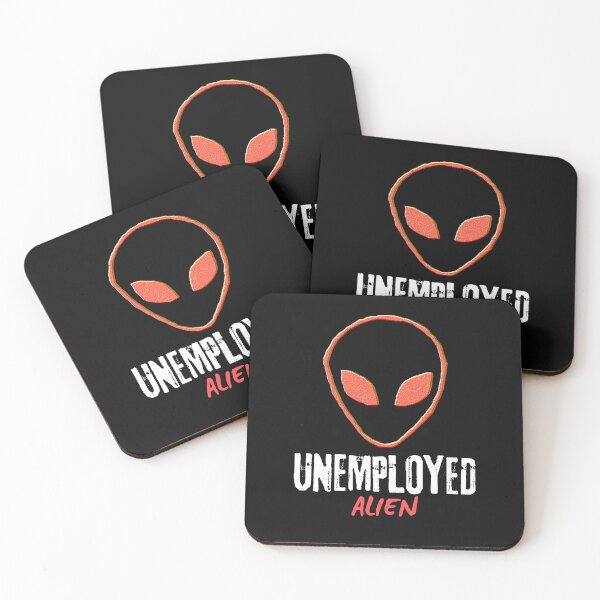 Item preview, Unemployed Alien – Funny Dark Humor Design designed and sold by NOXSCORP.