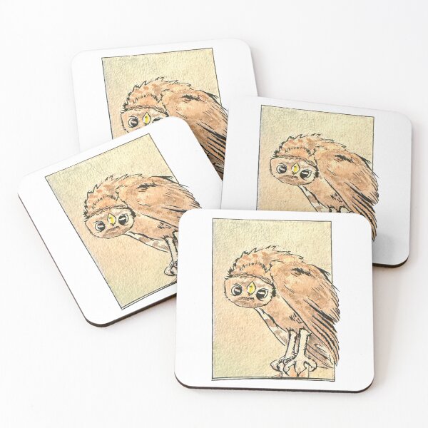 Item preview, Hand Painted Handsome Bird shows interest in you with watercolor designed and sold by a.dadash.