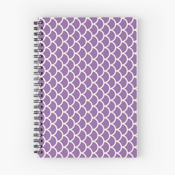 Item preview, Purple And Cream Fish Scales Pattern designed and sold by pattern-archive.