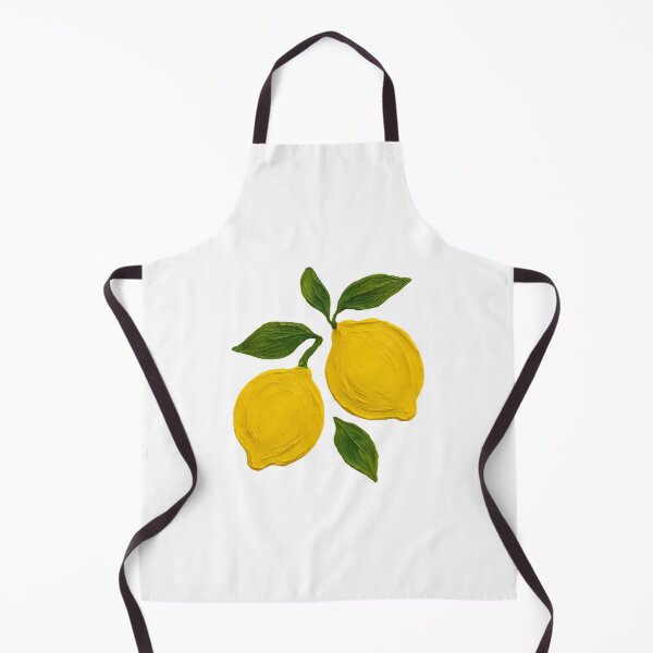 Item preview, Lemon painting textured citrus fruit art designed and sold by Aalia-369.
