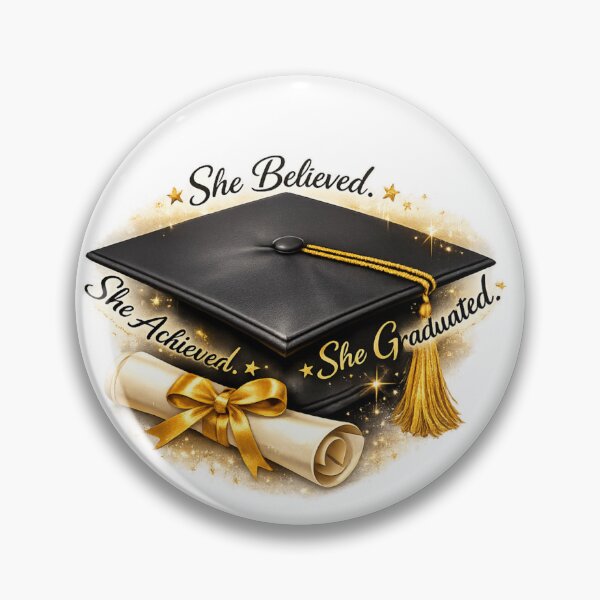 Item preview, She Believed Achieved Graduated Gold designed and sold by Divine Boutique.