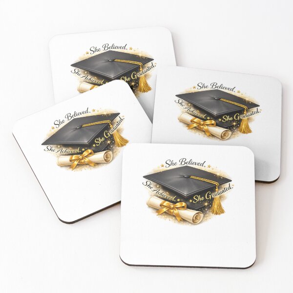 Item preview, She Believed Achieved Graduated Gold designed and sold by Divine Boutique.