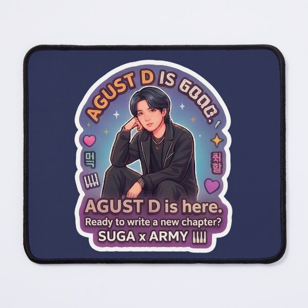 Item preview, Agust D Is Here designed and sold by GlitchRoll.