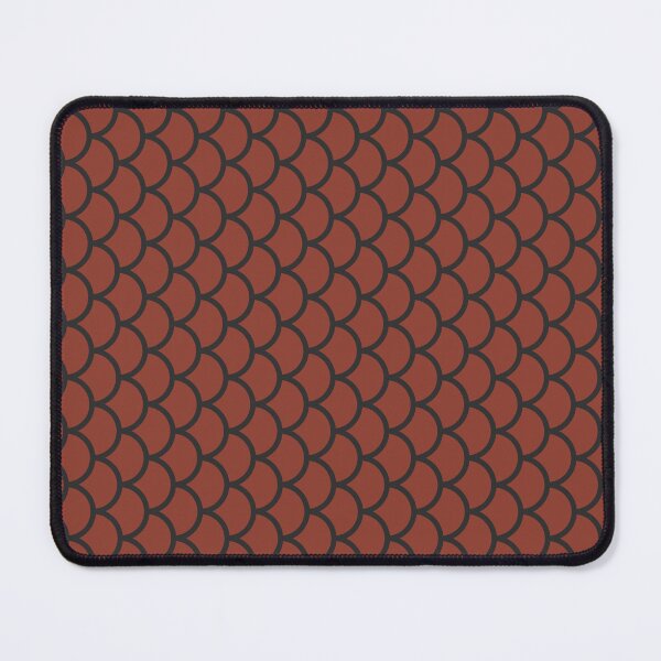 Item preview, Rust And Charcoal Fish Scales Pattern designed and sold by pattern-archive.