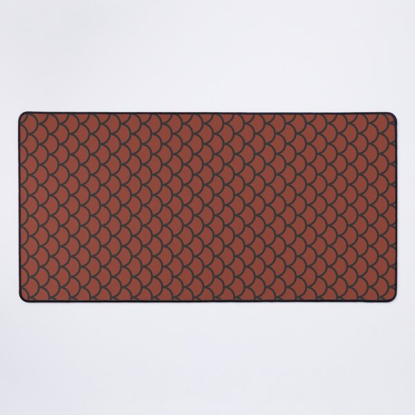 Item preview, Rust And Charcoal Fish Scales Pattern designed and sold by pattern-archive.