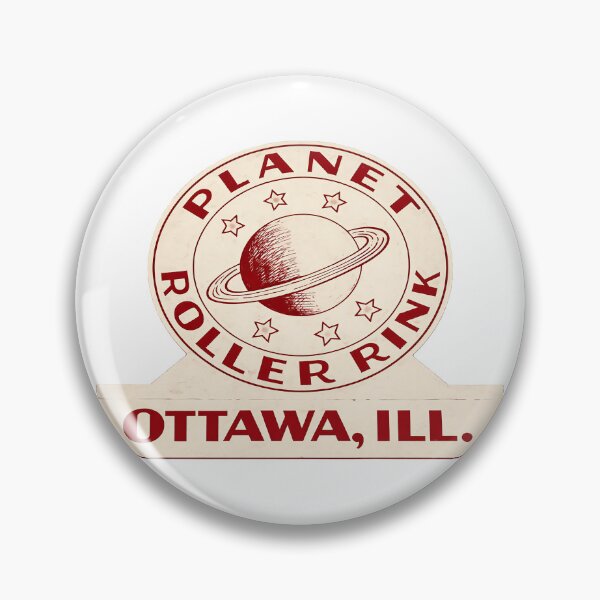 Item preview, Planet Roller Rink Ottawa Illinois Roller Skating Rink Sticker Decal Label designed and sold by tislord.